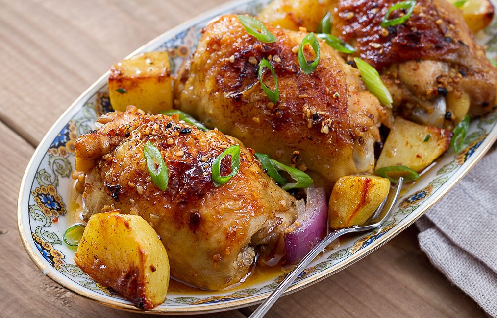 Baked Chicken Potatoes