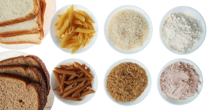 Whole Wheat and Brown vs. White Bread, Pasta, Rice and Flour